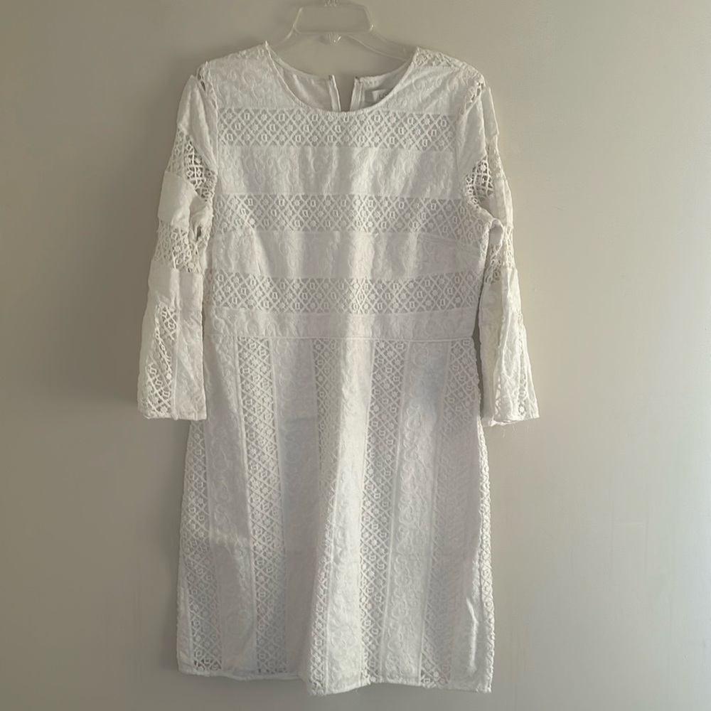Loft White Dress - Size 10